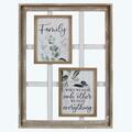 Youngs Wood Window Pane Wall Sign 21771